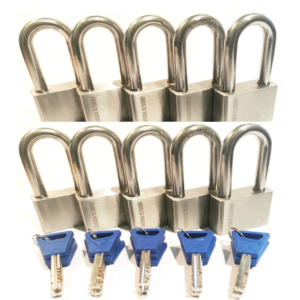 10 x X12 UltraMax padlocks keyed alike