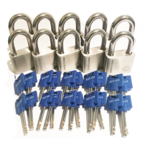 10 x X11 UltraMax Padlocks keyed alike