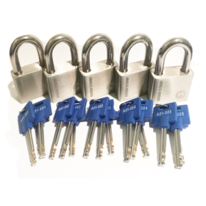 5 x X11 UltraMax Padlocks keyed alike