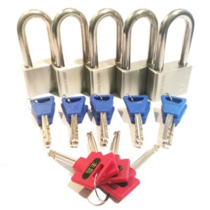 5 x X12 UltraMax Padlocks with master keys