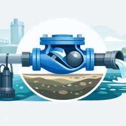Ball Check Valve for Wastewater Pump Use
